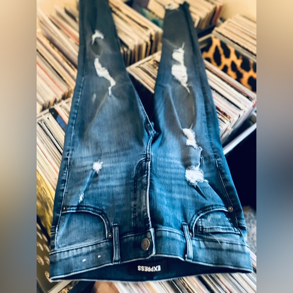 NWT | Express | Women’s Stretch Denim Perfect - “High-Rise Ankle” Jeans - Picture 2 of 7